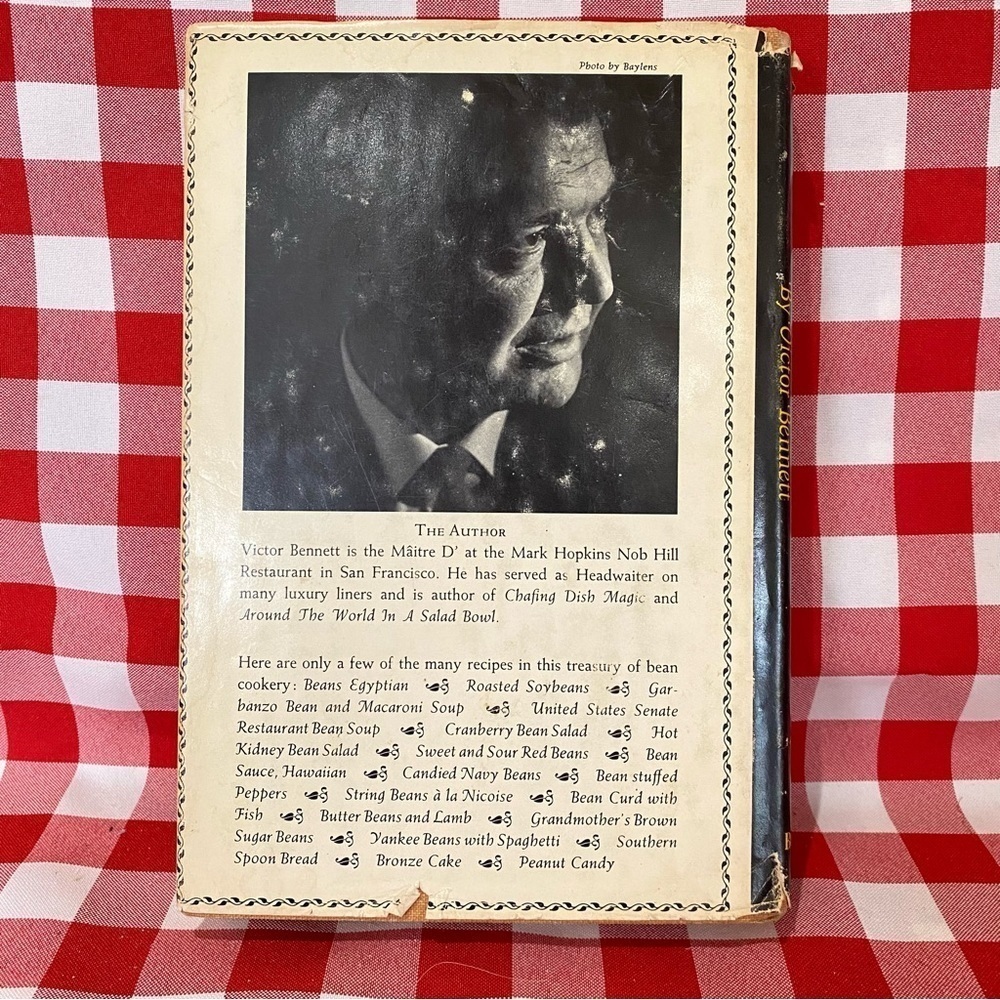 Vintage 1967 The Complete BEAN Cookbook by Victor Bennett Hardcover w Dustjacket - Picture 3 of 11
